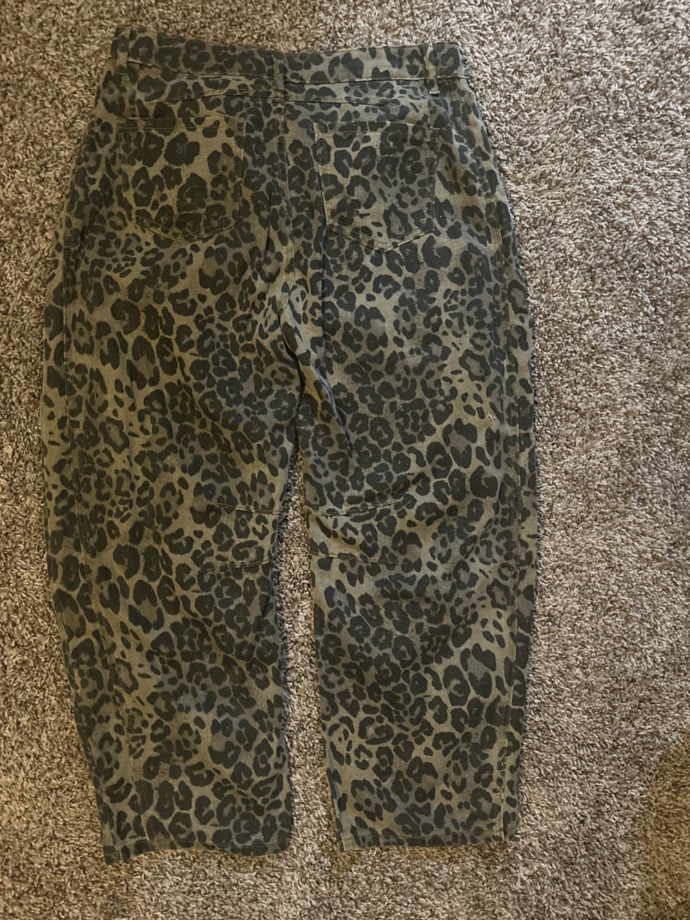 Amazon Leopard Print Jeans - Picture 2 of 3